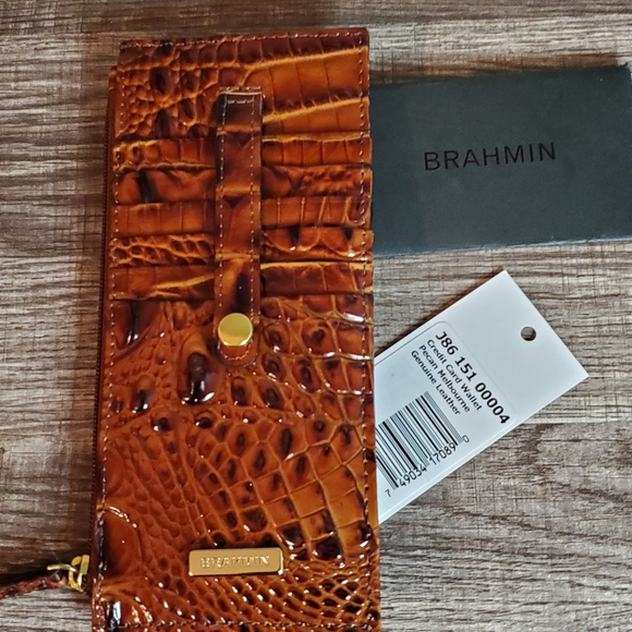 Brahmin Handbags - Brahmin Credit card wallet/Pecan